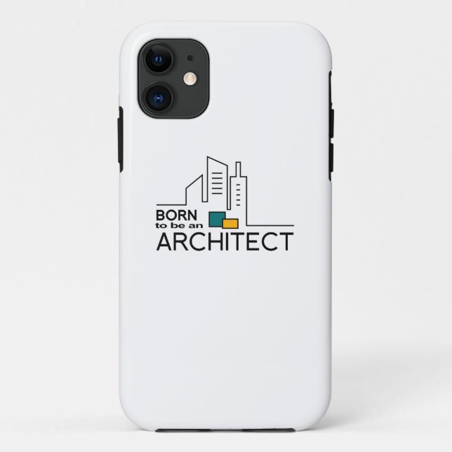 Born To be an Architect Case-Mate iPhone Case (Back)