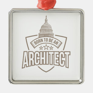 Born To be an Architect Metal Tree Decoration