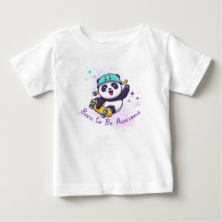 born to be awesome design baby T-Shirt