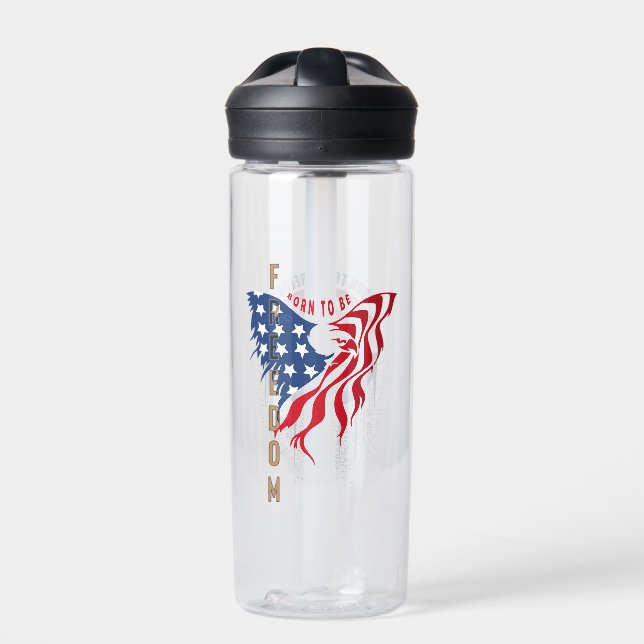 Born To Be Freedom | Water Bottle (Front)