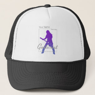 Born To Be Guitarist for Musicians and Band Member Trucker Hat