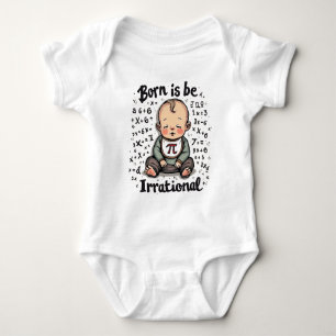 Born to be Irrational Baby Bodysuit