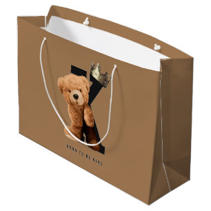 Born to be king! large gift bag