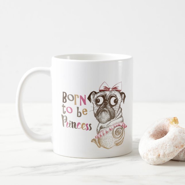 Born To Be Princess Mug (With Donut)
