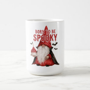 Born to Be Spooky Vampire Gnome Halloween Coffee Mug