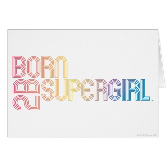 Born to Be Supergirl (Front Horizontal)