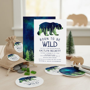 Born To Be Wild Baby Shower Invitation