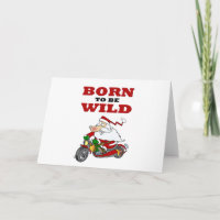 Born to Be Wild Biker Santa