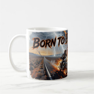 Born to Be Wild Desert Biker Explosion Mug