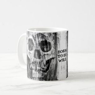 Born to be Wild. Distressed Coffee Mug
