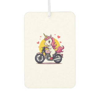 Born To Bike Unicorn I Motorcycle Fan Biker Fun Ta Car Air Freshener