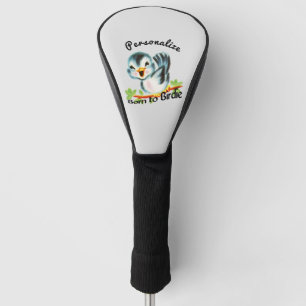 Born to Birdie Unisex Personalised Golf Head Cover