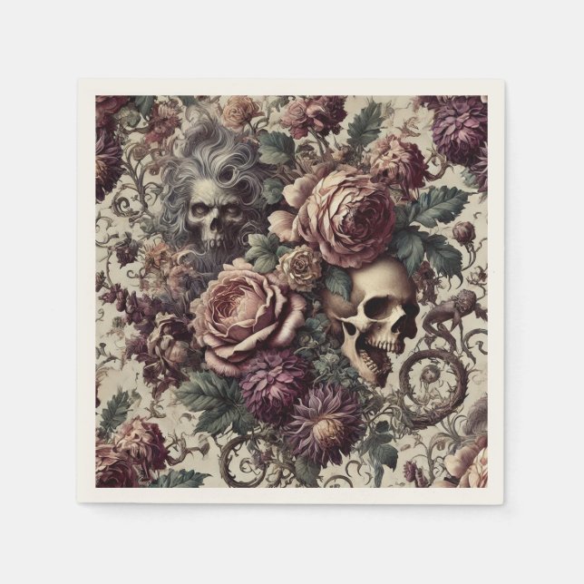 Born to Bloom – Gothic Victorian  Napkin (Front)