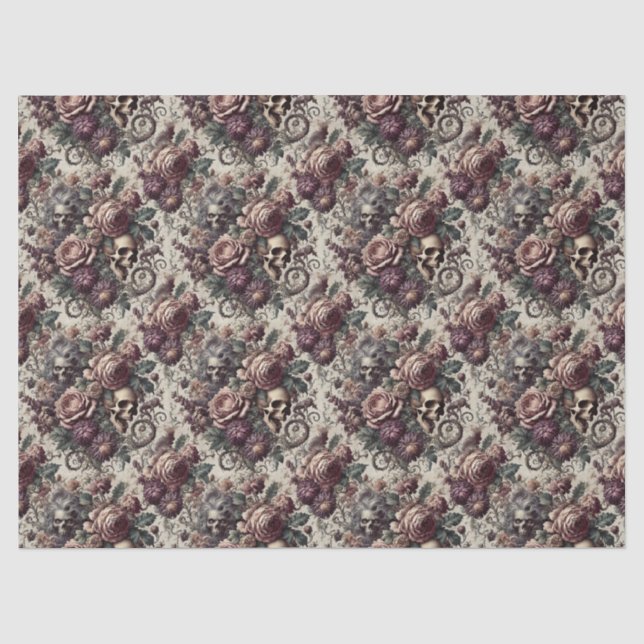Born to Bloom – Gothic Victorian  Tissue Paper (Front)
