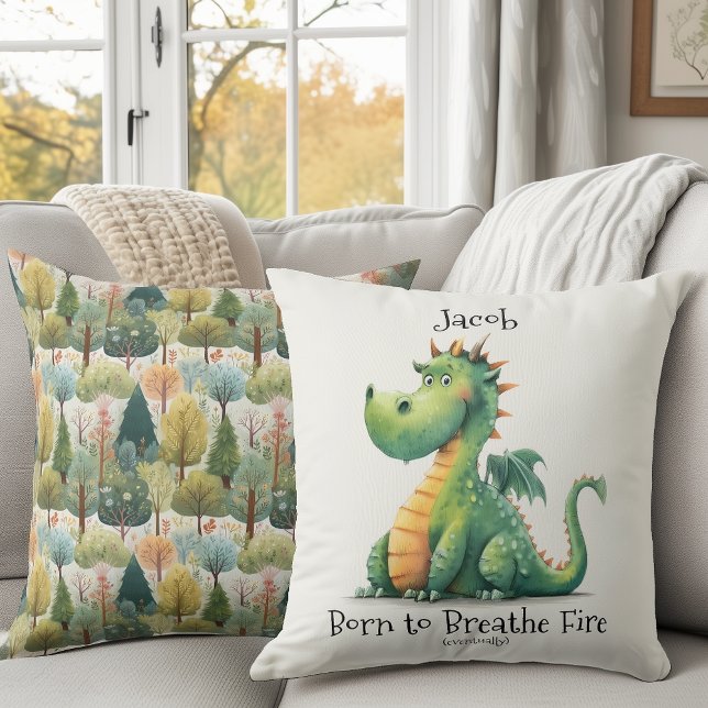 Born to Breathe Fire Cushion (Creator Uploaded)