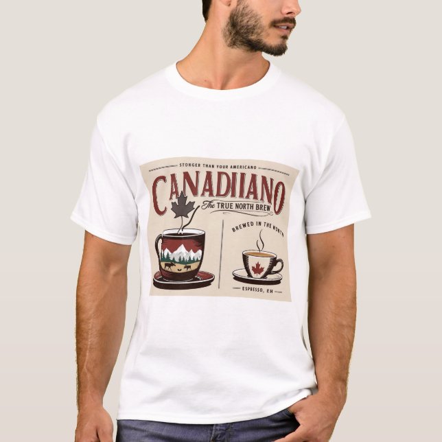 Born to Brew Canadiano T-Shirt (Front)