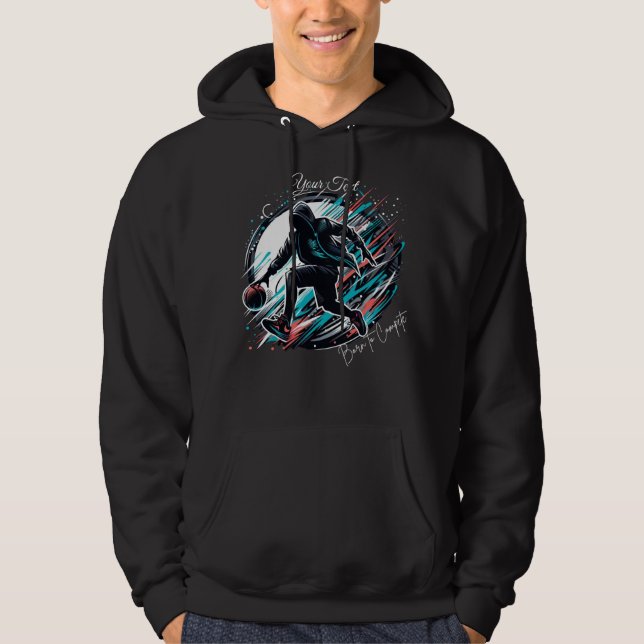 Born to Compete - Motivational Sports Hoodie (Front)