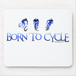BORN TO CYCLE MOUSE MAT