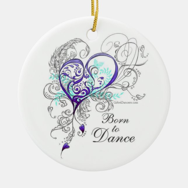 Born to Dance 2-Sided Ornament (Front)