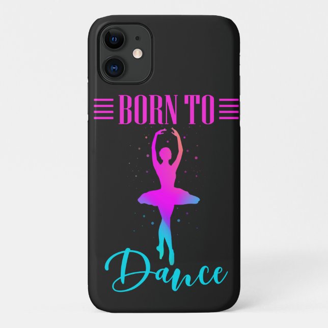 Born to Dance Ballerina iPhone / iPad case (Back)