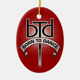 Born To Dance (basic) Ceramic Tree Decoration