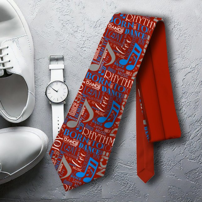 Born to Dance Blue/White/Any Colour ID277 Tie (Creator Uploaded)