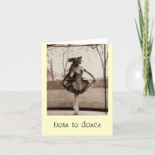 Born to dance cards