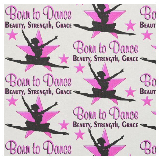 BORN TO DANCE FABRIC (Swatch)