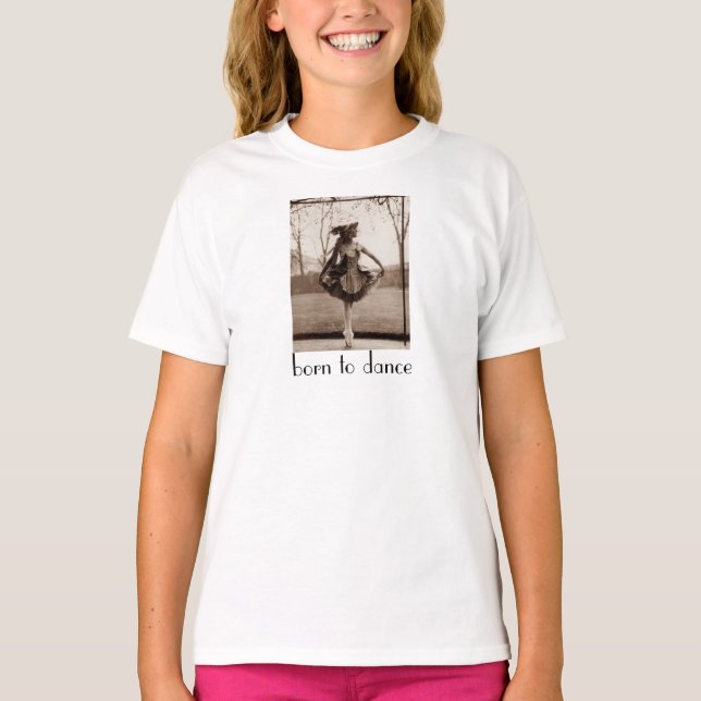 Born to Dance Girl's Tshirt (Front)