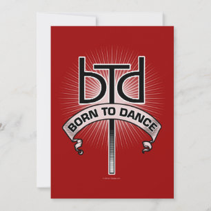 Born To Dance Party Invitation