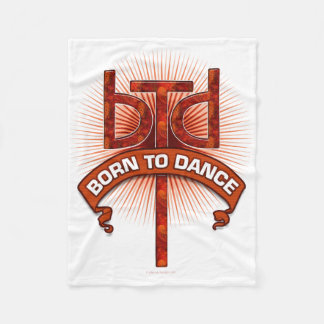 Born To Dance (Redstone) Fleece Blanket