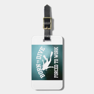 Born to Dive Key Chain Luggage Tag