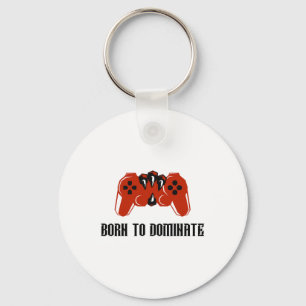 Born To Dominate Gaming Claw Gamer Controller Desi Key Ring
