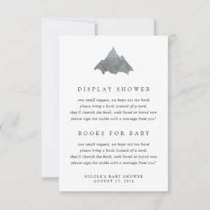 Born to Explore Baby Shower Insert Card