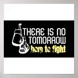 Born To Fight, Boxing Gloves Poster
