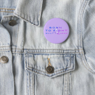 Born to Fight Built to Lead 6 Cm Round Badge