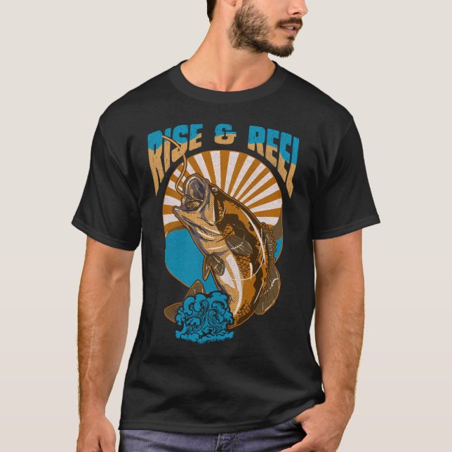 Born to Fish â€“ Manâ€™s Evolution T-Shirt (Front)