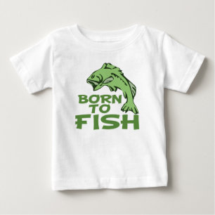 Born to Fish for Bass Baby T-Shirt