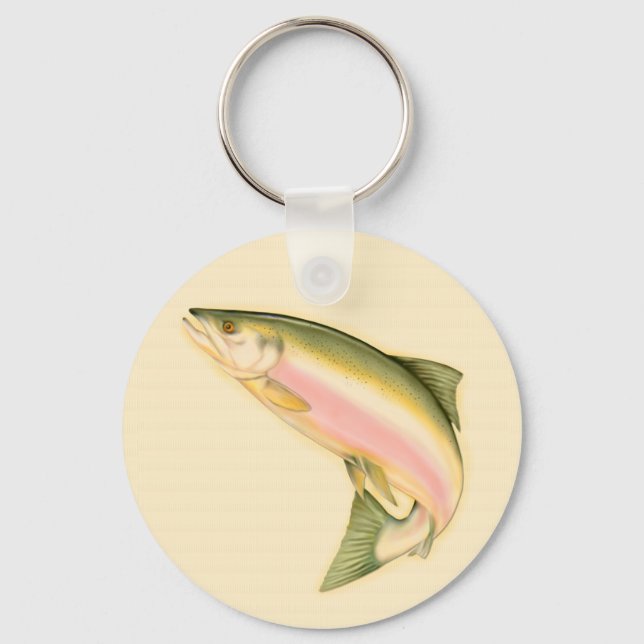 Born to Fish Key Ring (Front)