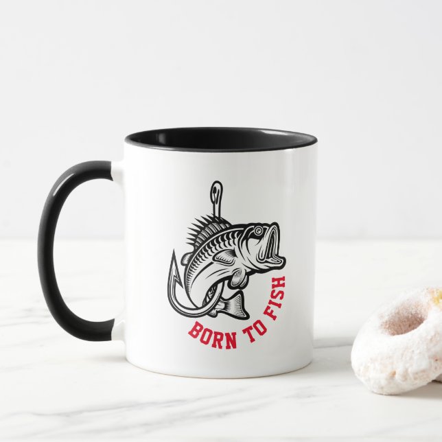 Born To Fish Mug (With Donut)