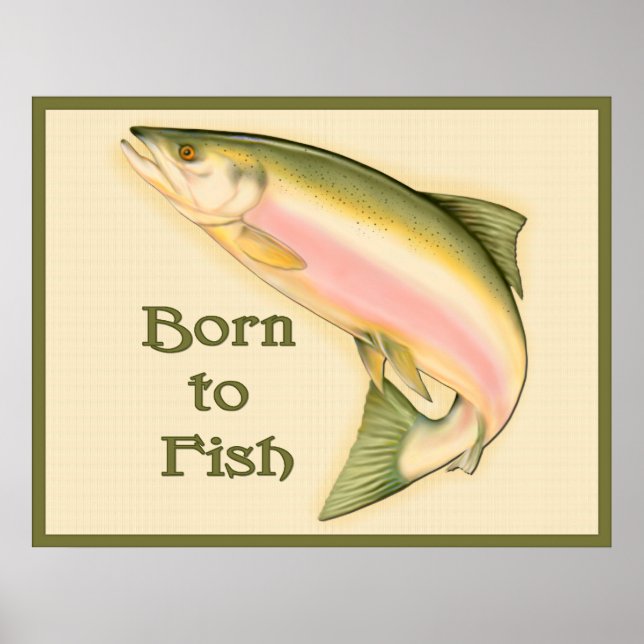 Born to Fish Poster (Front)