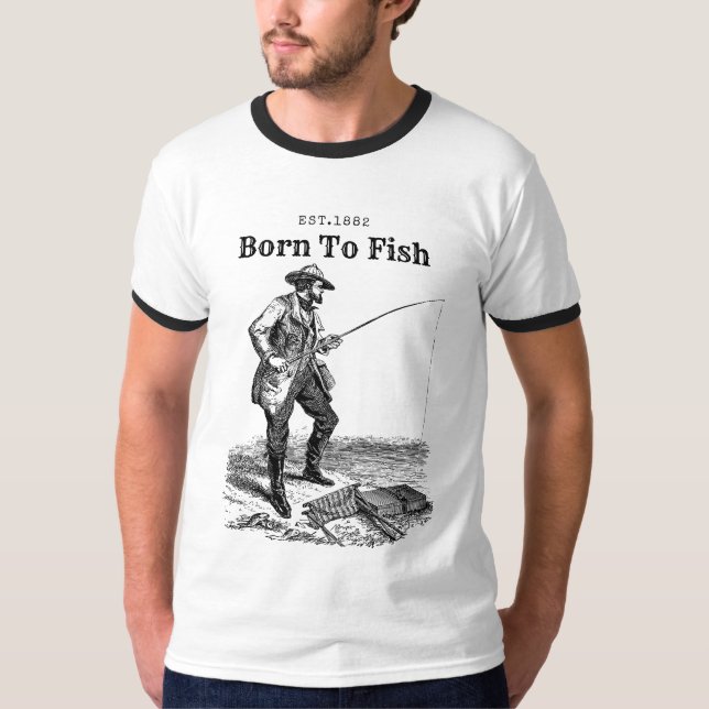 Born To Fish T-Shirt (Front)