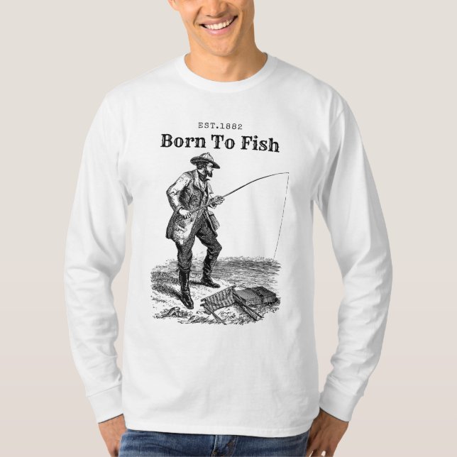 Born To Fish T-Shirt (Front)