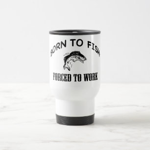 BORN TO FISH TRAVEL MUG