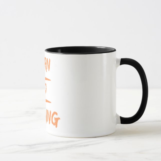 born to fishing mug (Right)