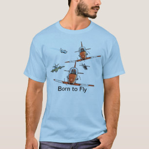 Born to Fly Aviator T-Shirt