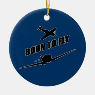 Born To Fly Ceramic Tree Decoration