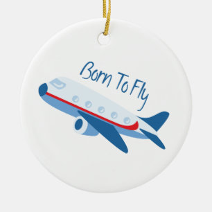 Born To Fly Ceramic Tree Decoration