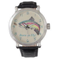 Born to Fly Jumping Rainbow Trout Fly Fishing