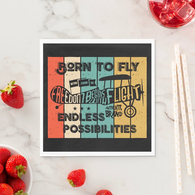 Born To Fly Napkin (Creator Uploaded)